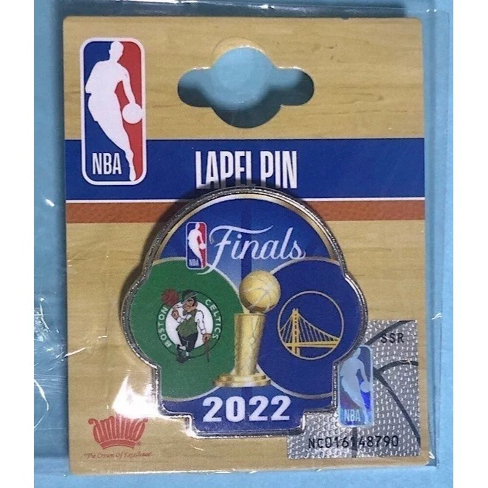 2022 NBA Finals pin, Golden State Warriors -Boston Celtics NEW Steph Curry